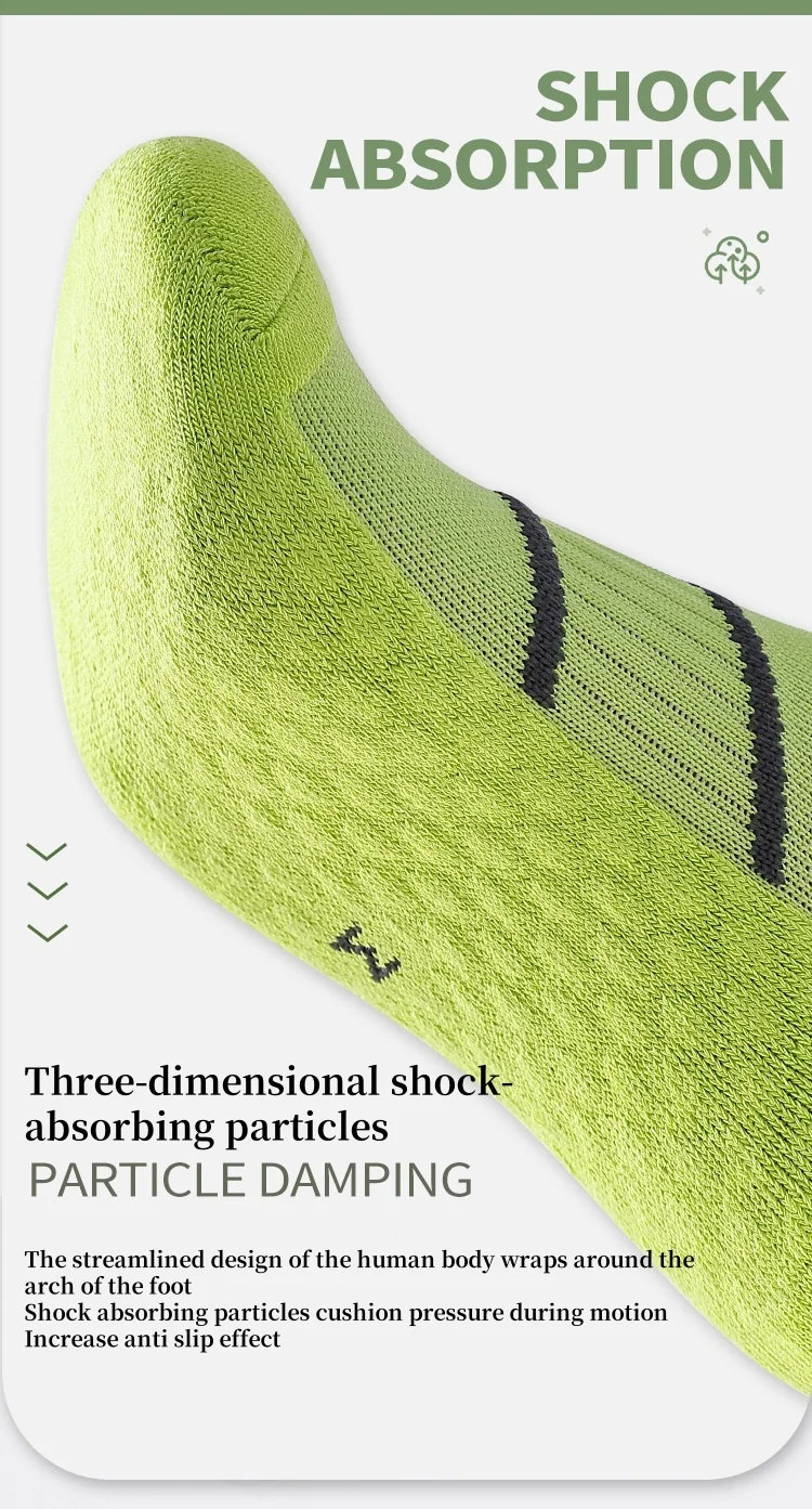 Towel bottom men's sports solid color women's spring and summer professional basketball running socks, medium tube socks_voghion.com