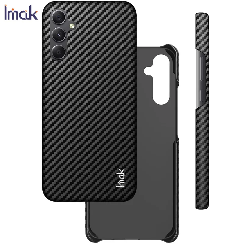 

IMAK Carbon Fiber Pattern Hard coque for Samsung Galaxy A54 5G Matte Back Case Light Luxury Phone Samsung A34 A14 A 54 34 Cover