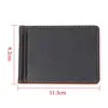 Business Sollid Thin Wallet Credit Card Bifold Money Clip Short Skin Purses ID Card Holder Men Wallet 5