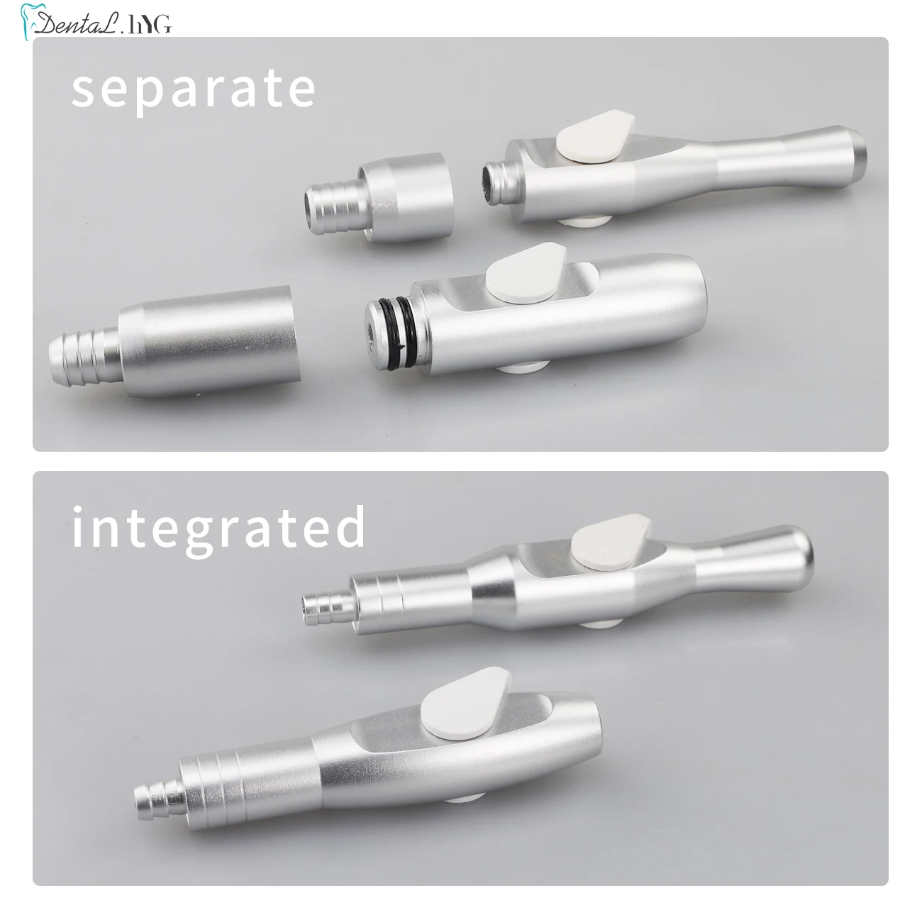 Compact Dental Suction Valve with Saliva Ejector and Handpiece Adapter