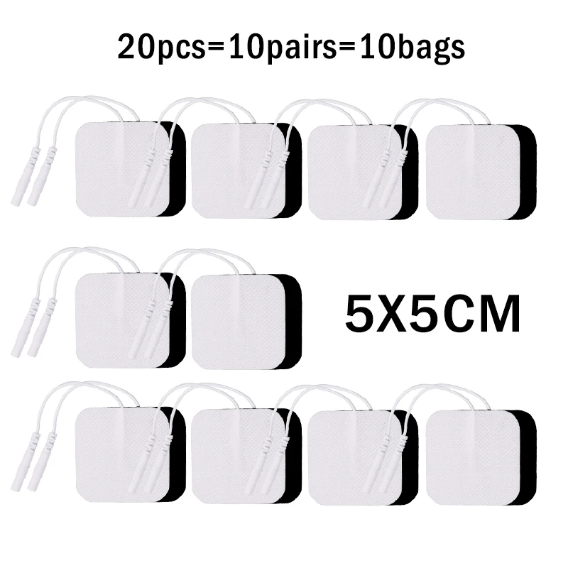 Generic Replacement Slim Body Massager Electrode Pads For Ems Nerve Muscle Stimulator Tens Acupuncture Electrode Pads Massager