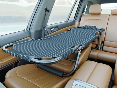 Cama plegable portátil modificada para coche, asiento trasero Universal para  acampada, cama de viaje plegable para