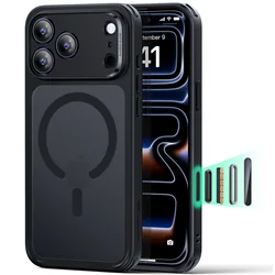 MagSafe Protective Phone Case with Camera Control by ESR for iPhone 18 Pro Max (Frosted Black)