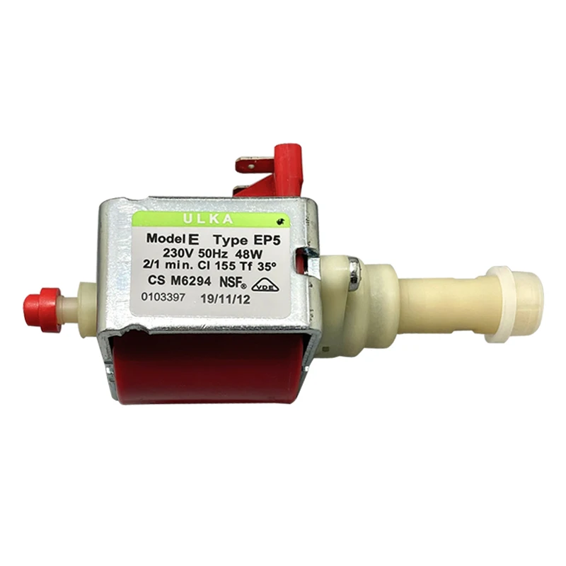 Coffee Machine Water Pump EP5 230V 48W Bauknecht 481236018581 DeLonghi