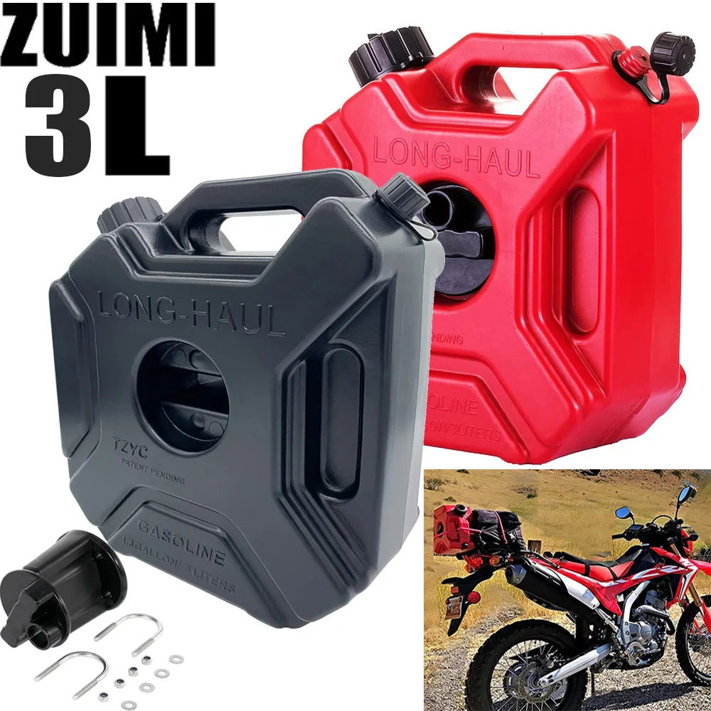 3L Fuel Tank Petrol Cans Barrels Can Gas Spare Container Anti-static Jerry Can Polaris Fuel Tank Pack Jerrycan Canister