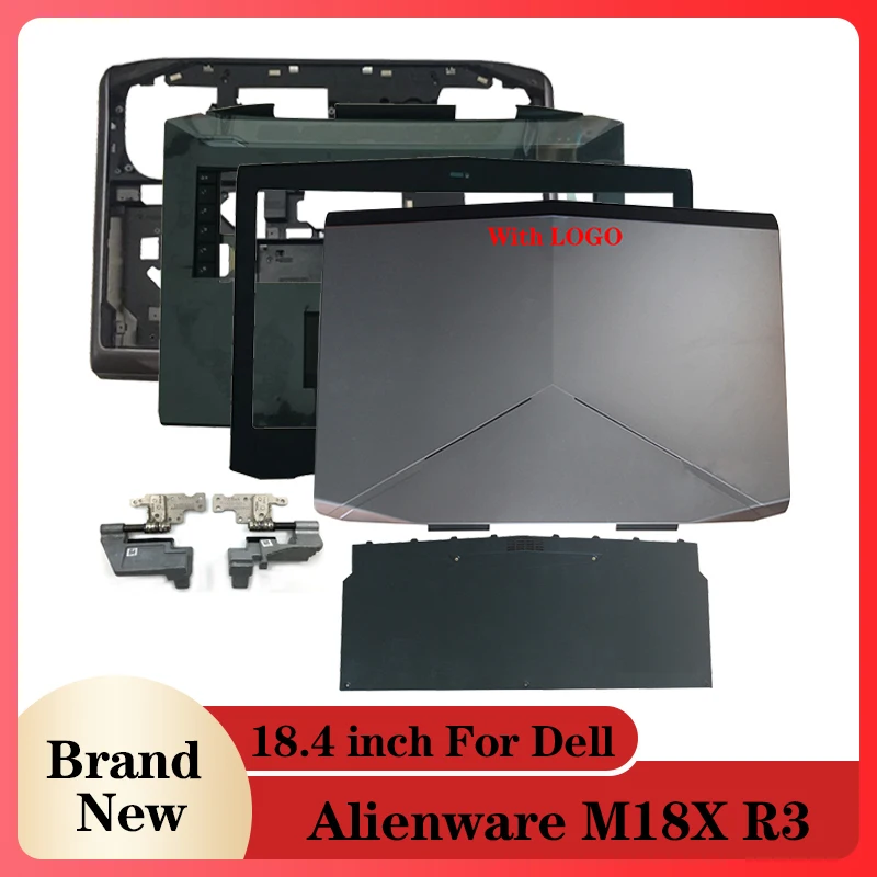

NEW Laptop LCD Back Cover/Front Bezel/Hinges/Palmrest/Bottom Case/Bottom Door HDD Cover For Dell Alienware M18X R3 Series