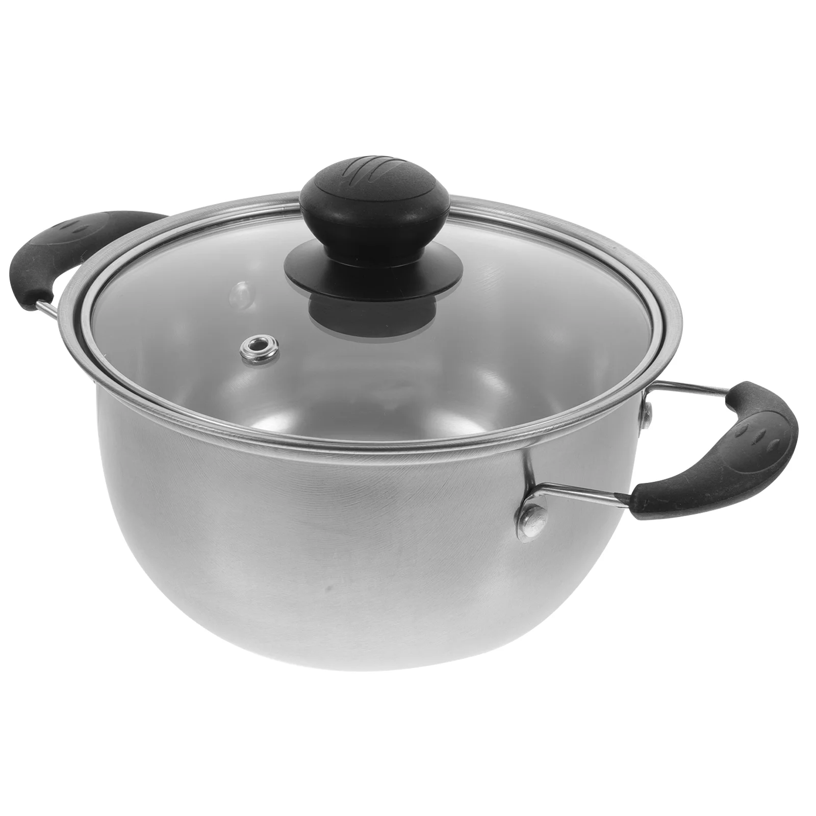 

Pot Soup Cooking Stainless Steel Stock Lid Pan Pasta Kitchen Milk Cookware Saucepan Noodle Stew Noodles Stockpot Boiling Hot