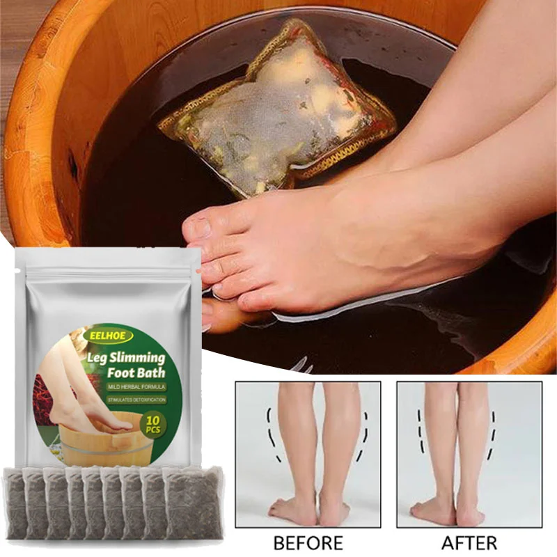 Lymphatic Drainage Ginger Foot Soak Leg Slimming Foot Bath Natural