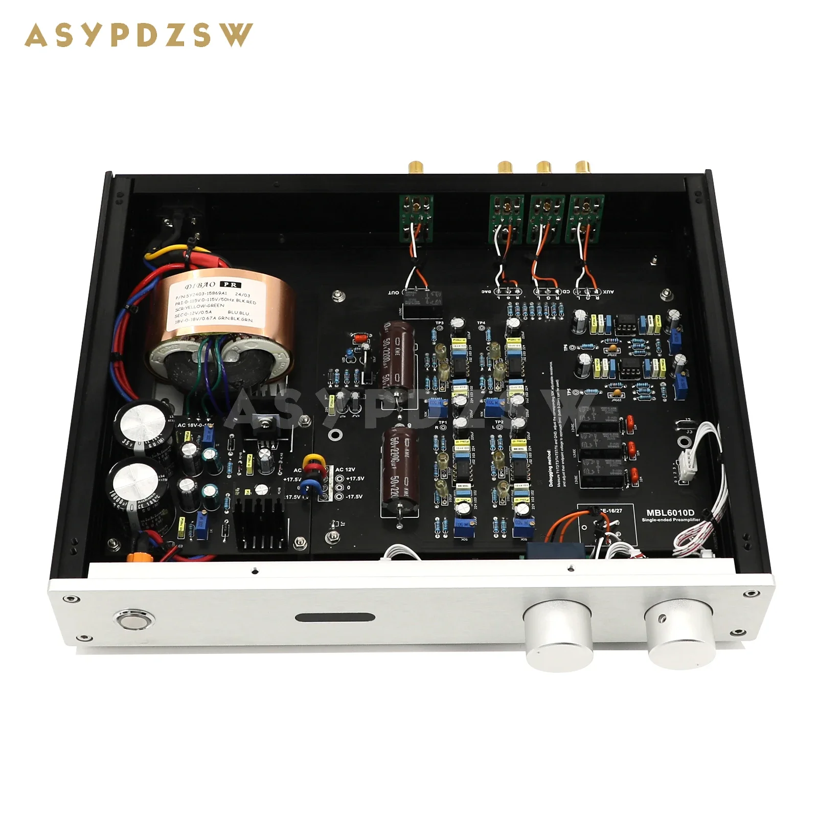 ASYPDZSW HIFI 6010D Single-ended Preamplifier Base on M-B-L6010 Preamp circuit 4