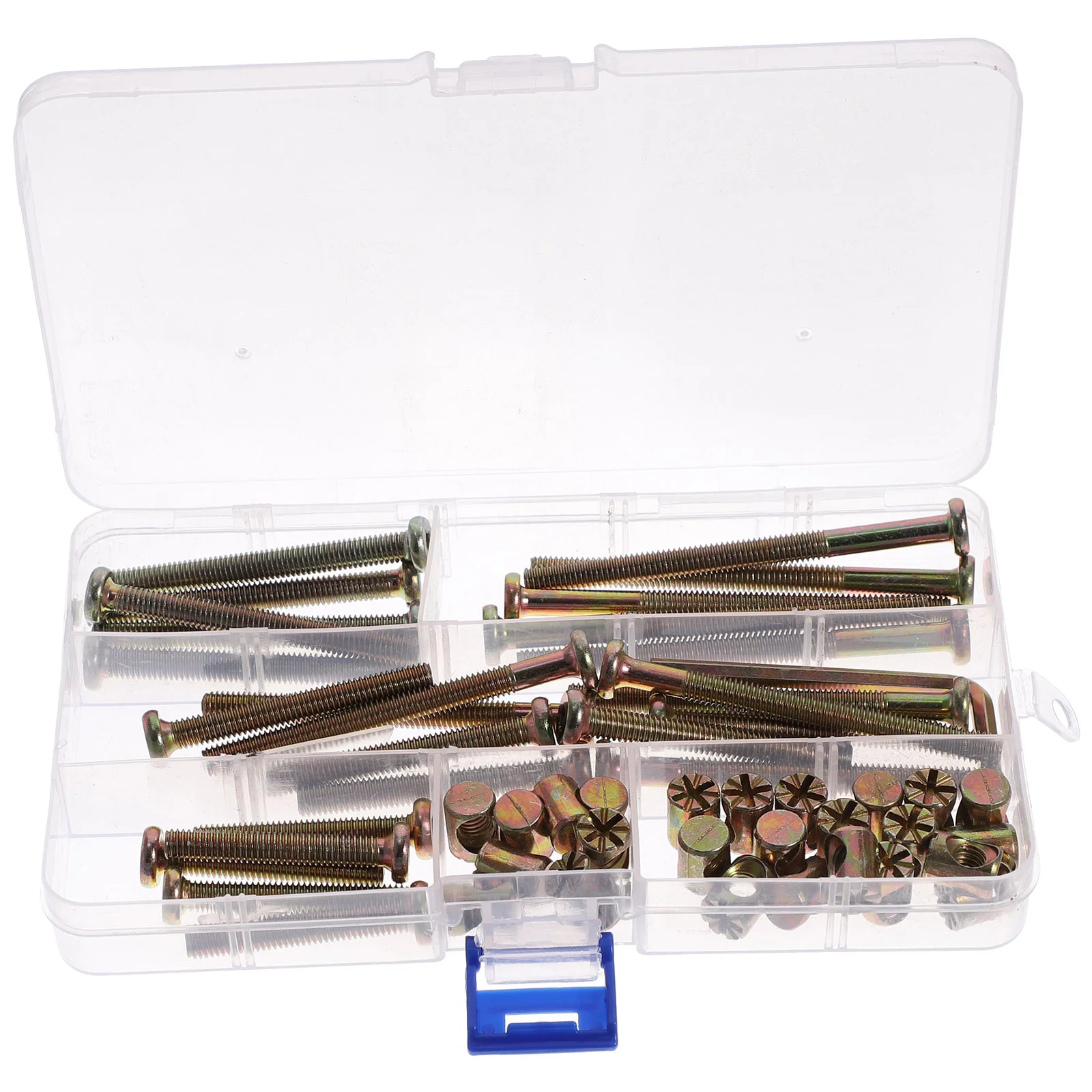 

51pcs Baby Bed Crib Screws Bolts and Wrench Set Screws Barrel Nuts Assortment Kit