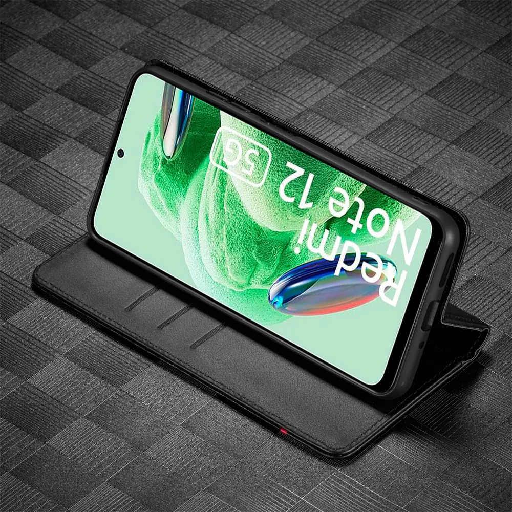 Leather Fiber Grain Flip Wallet Phone Case - Enhanced Protection and Style Cover