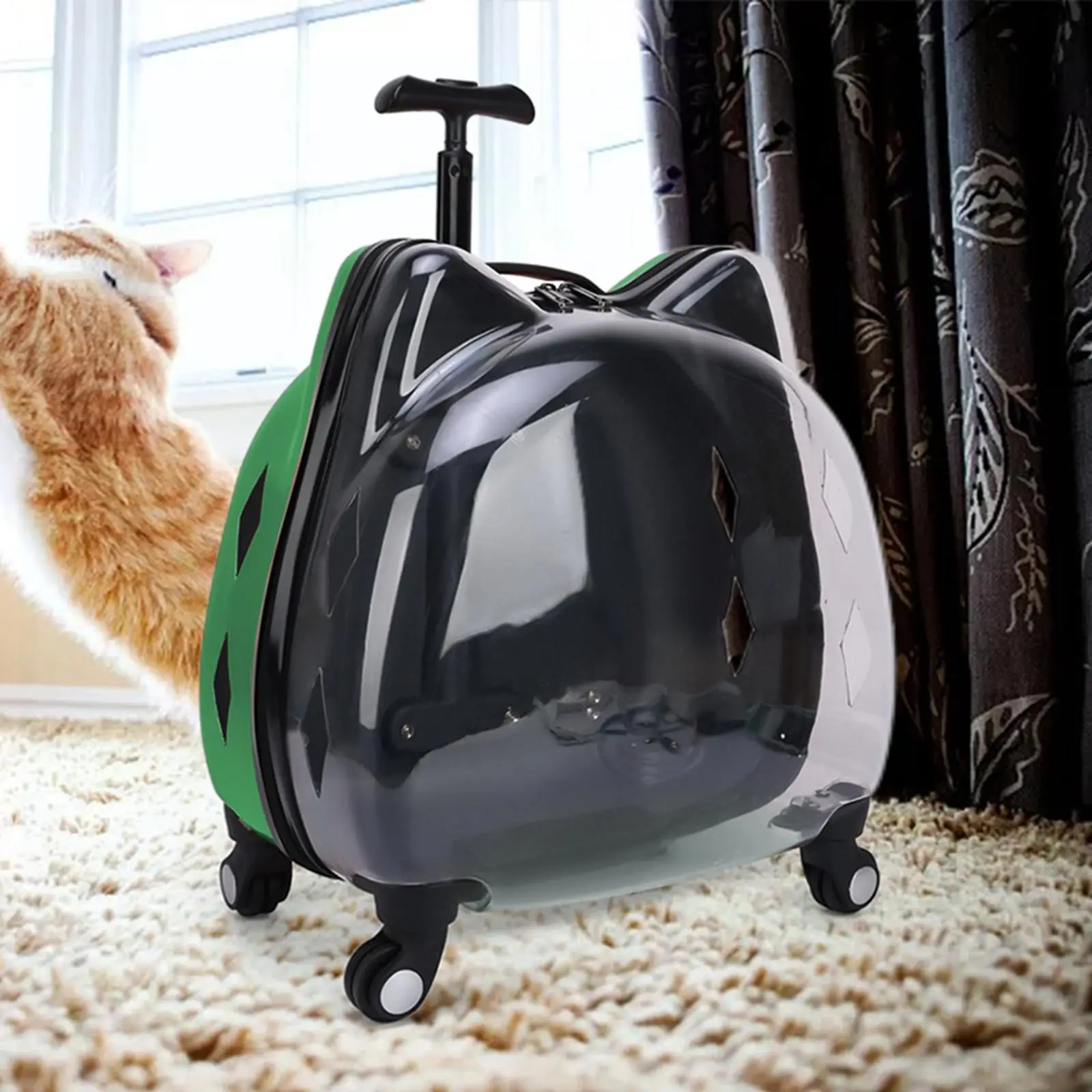 Pet Rolling Carrier, Dog Backpack with Wheels, Cats, Puppy Travel Bag with Wheels, Dog Trolley Pet Rolling Carrier, Dog Backpack with Wheels, Cats, Puppy Travel Bag with Wheels, Dog Trolley