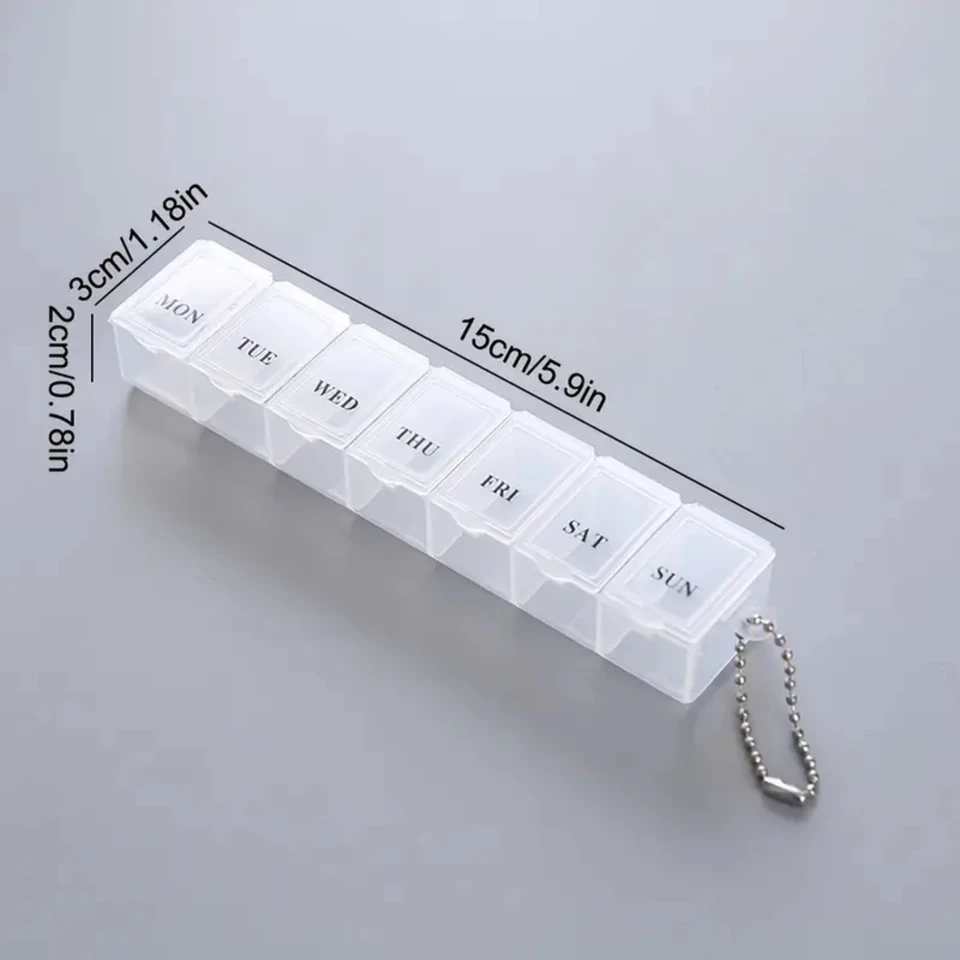 Extra Large Weekly Pill Box Organizer Set of 3
