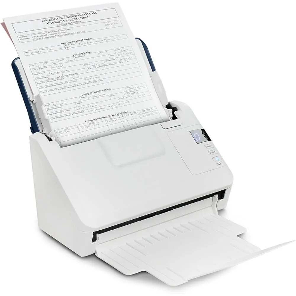 Automatic Document Scanner USB High Speed 45 PPM with ADF Feeder for PC ...