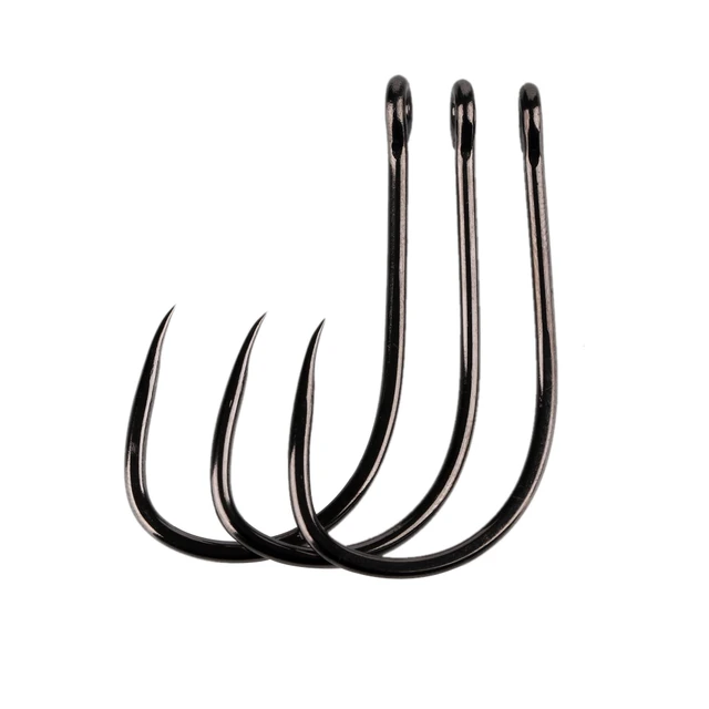 1#-5/0 High Carbon Steel Barbless Fishing Hook Big Game Streamer