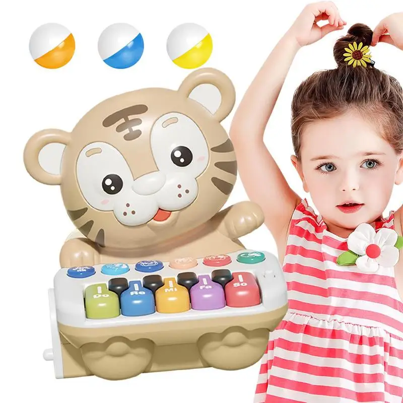 

Kids Keyboard Piano Musical Toys For Babies Multifunctional Tiger Piano Girl Toys Kids Piano Keyboard Toy For Toddler Birthday