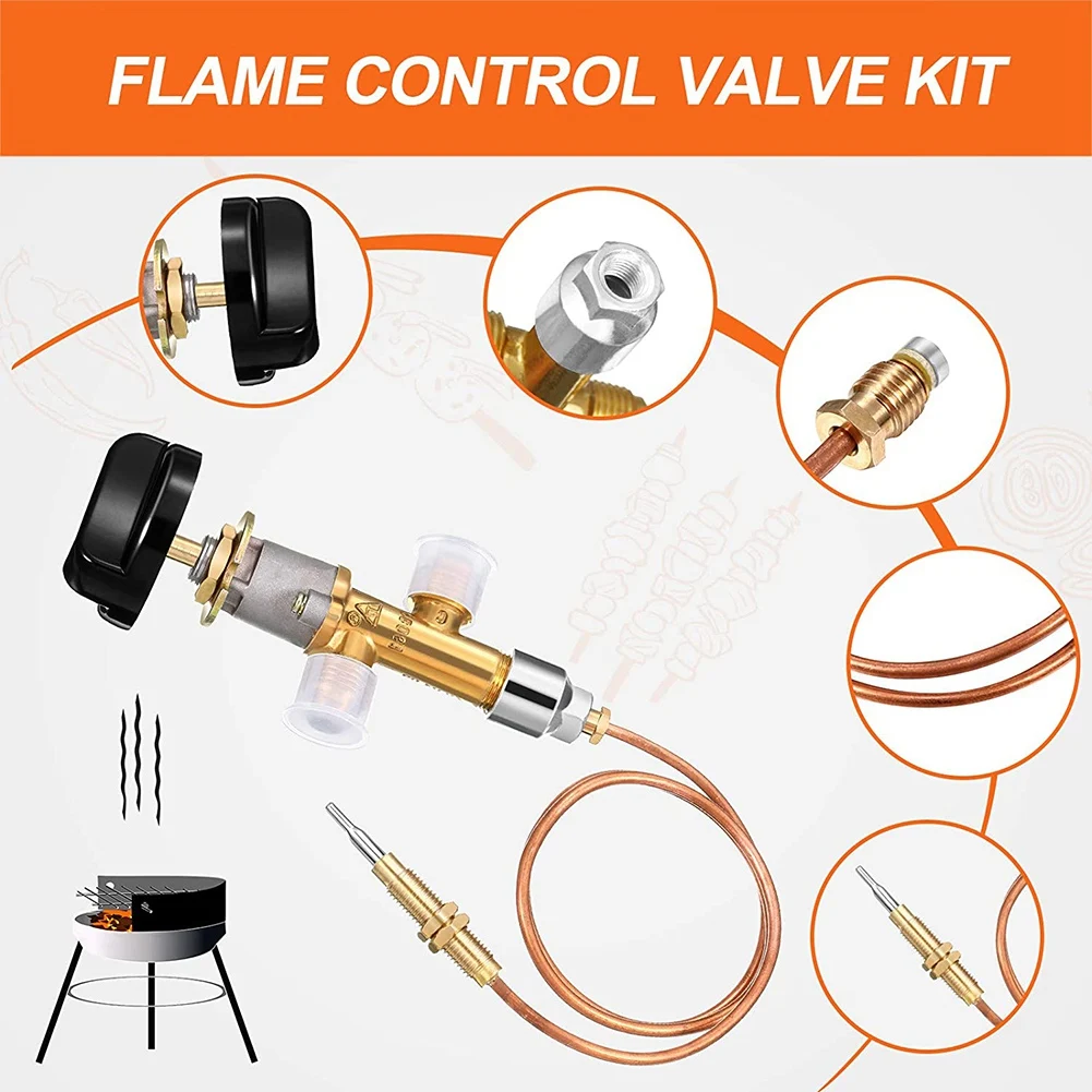 Low Pressure Gas LPG Fireplace Failure Safety Control Valve Kit Gas Heater Thermocouple Replacement