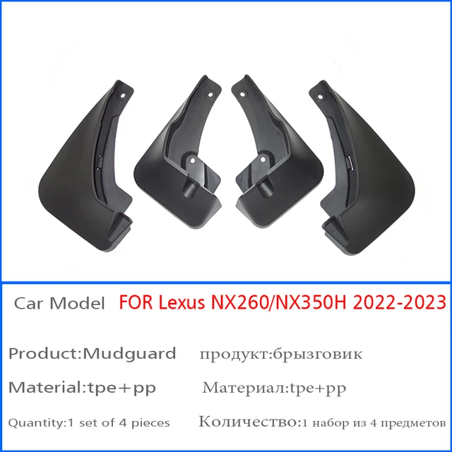 FOR Lexus NX NX260 NX350h 2022 2023 Mudguard Fender Mud Flap Guards
