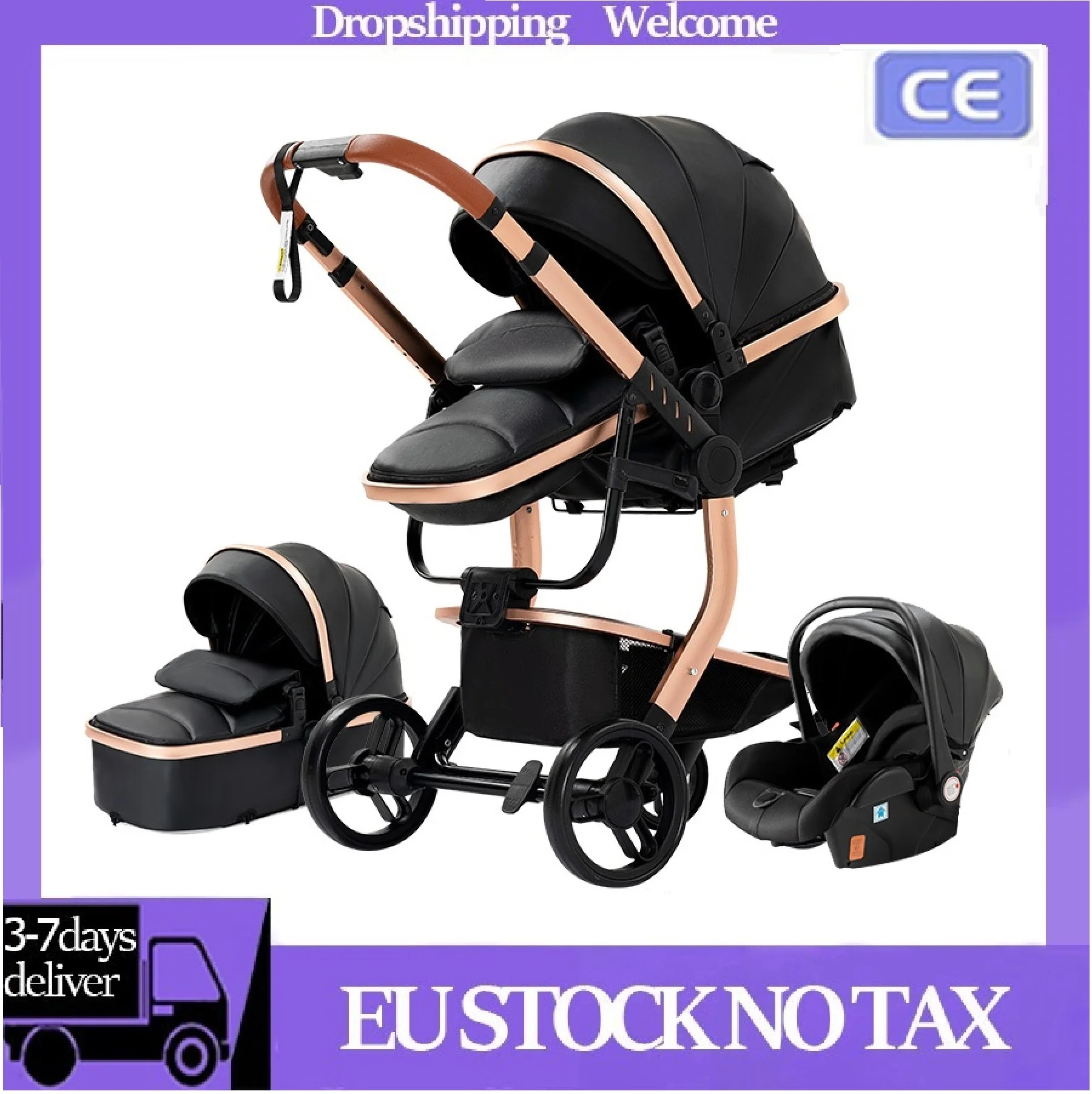 stroller 3in1 Baby stroller baby stroller baby poussette bébé Baby carriage carro  bebe kinderwagen pram coche para bebe Newborn