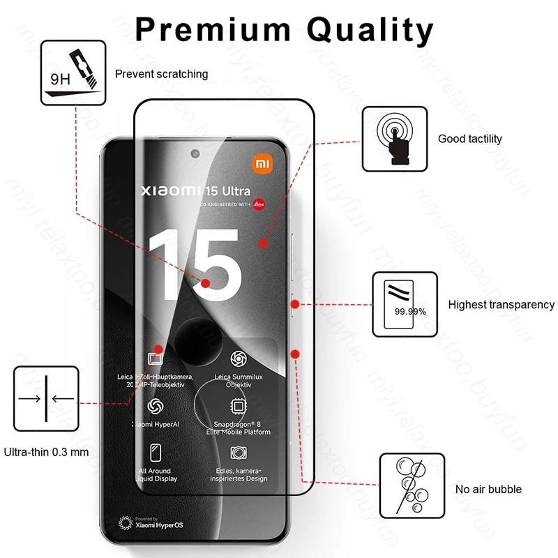 8-in-1 9D Tempered Glass Case with Curved Screen and Camera Protection