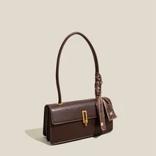 

Elmsk 2022 underarm bag texture niche single shoulder bag versatile small square bag Ins Fashion Blogger Elegant Women's bag