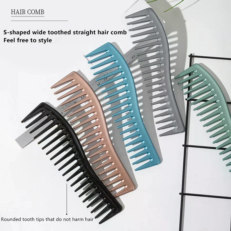S720c700367d64471a3582fc906f2aa70G.jpg Hairdressing Comb, Scalp Massage Brush, Wide Tooth Comb, Hairdressing Tools, Salon Brush - Image 1