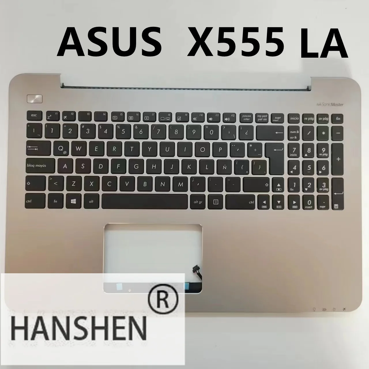 

Новая клавиатура HANSHEN для ASUSX555 A555 K555L A555LD X555LD W519L Y583L R556, чехол с подставкой для рук