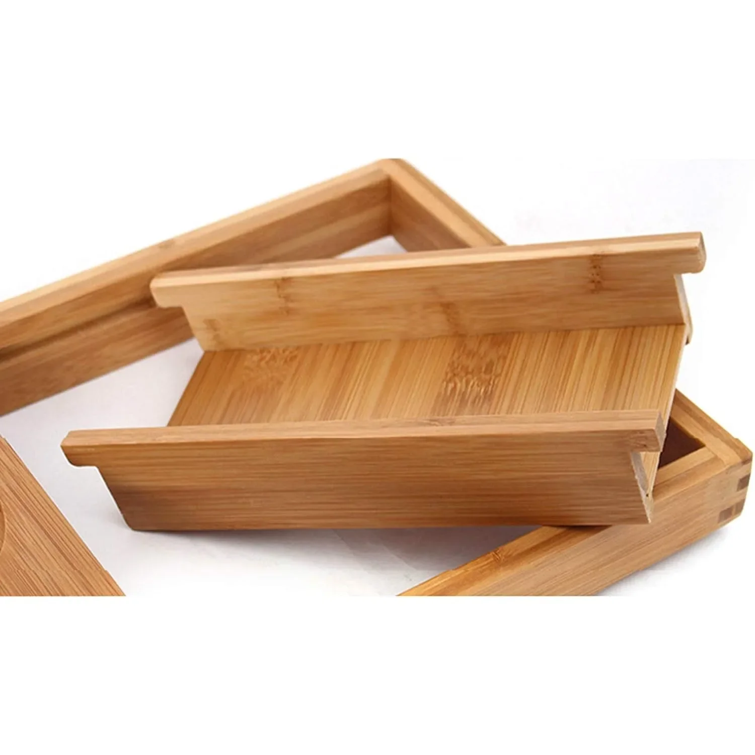 Bamboo Bath Tray Bathtub Caddy,Luxury Expandable Tub Holder Rack with Wine Glass Holder,Shower Reading Pad Holder W/Phone Slot 5