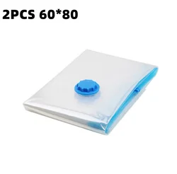 Compact Electric Vacuum Pump and Sealer for Space-Saving Storage and Organization (2PCS  60X80)