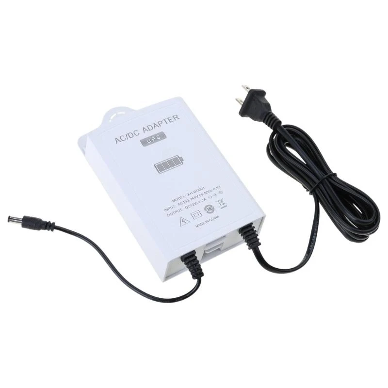 12V-2A Uninterruptible Power Supply Mini UPS Battery Backup for WiFi, Router, Modem, Security Camera Universal