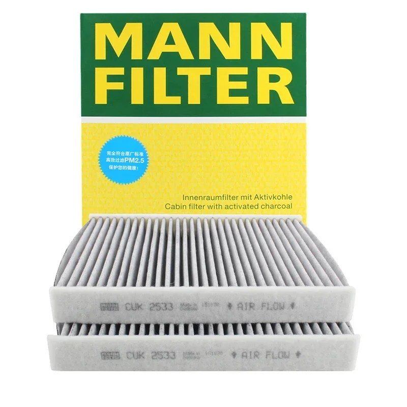 

MANN FILTER CUK2533-2 Cabin Filter For ROLLS-ROYCE Dawn Ghost BMW Series 5 GT 6 7 64119163329 64119272642 64116991537