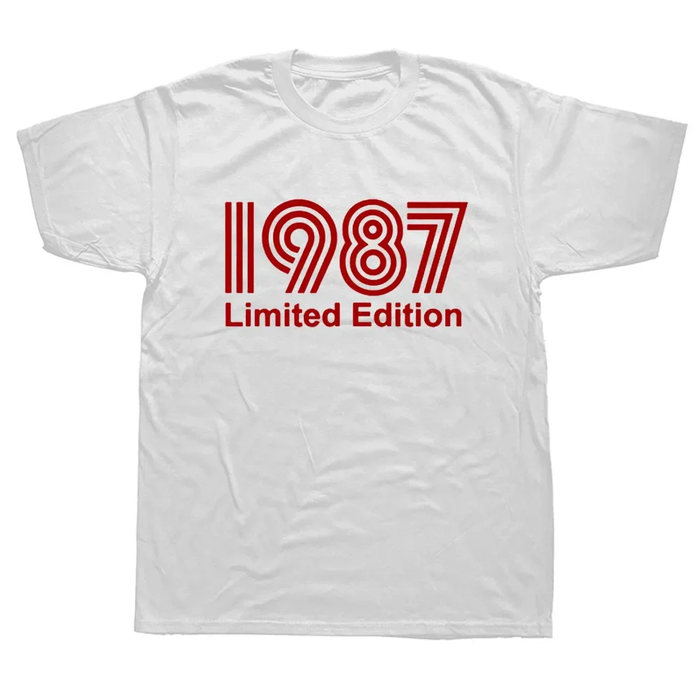 Limitirano izdanje smiješne grafičke majice kratkih rukava za muškarce, ljetni stil, modni kratki rukavi, ulična odjeća, proizvedeno 1987._voghion.com