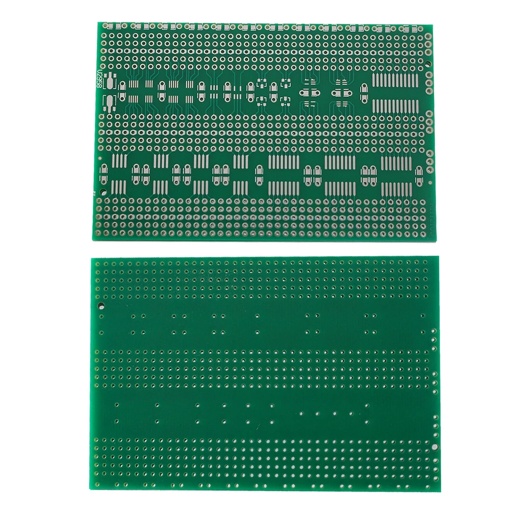 2pcs 7x11cm 단일 측면 PCB 멀티 패키지 SMD IC 저항 커패시터 다이오드/삼극관/트랜지스터 용 범용 보드 전송 어댑터