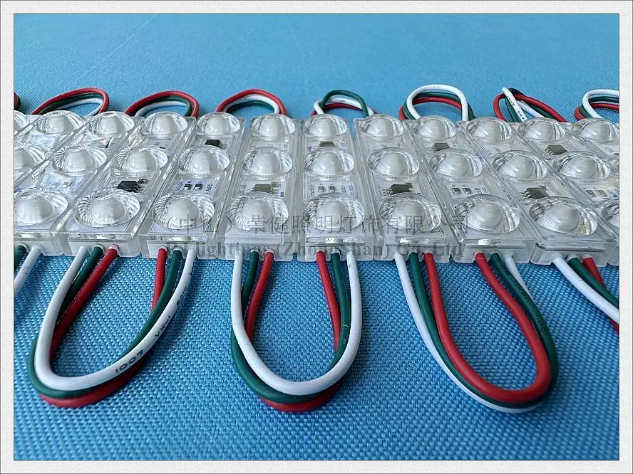 addressable Full Color Magic LED Light Module for sign advertising WS 2811 with IC WS2811 SMD 3030 DC12V 1.2W IP68 waterproof