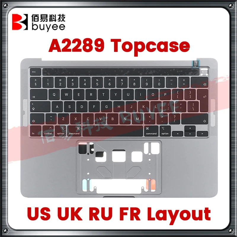 

Оригинальный Новый A2289 Topcase Для MacBook Pro Retina 13 дюймов EMC3456 A2289 w/клавиатура UK US FR RU English 2020, замена для ноутбука