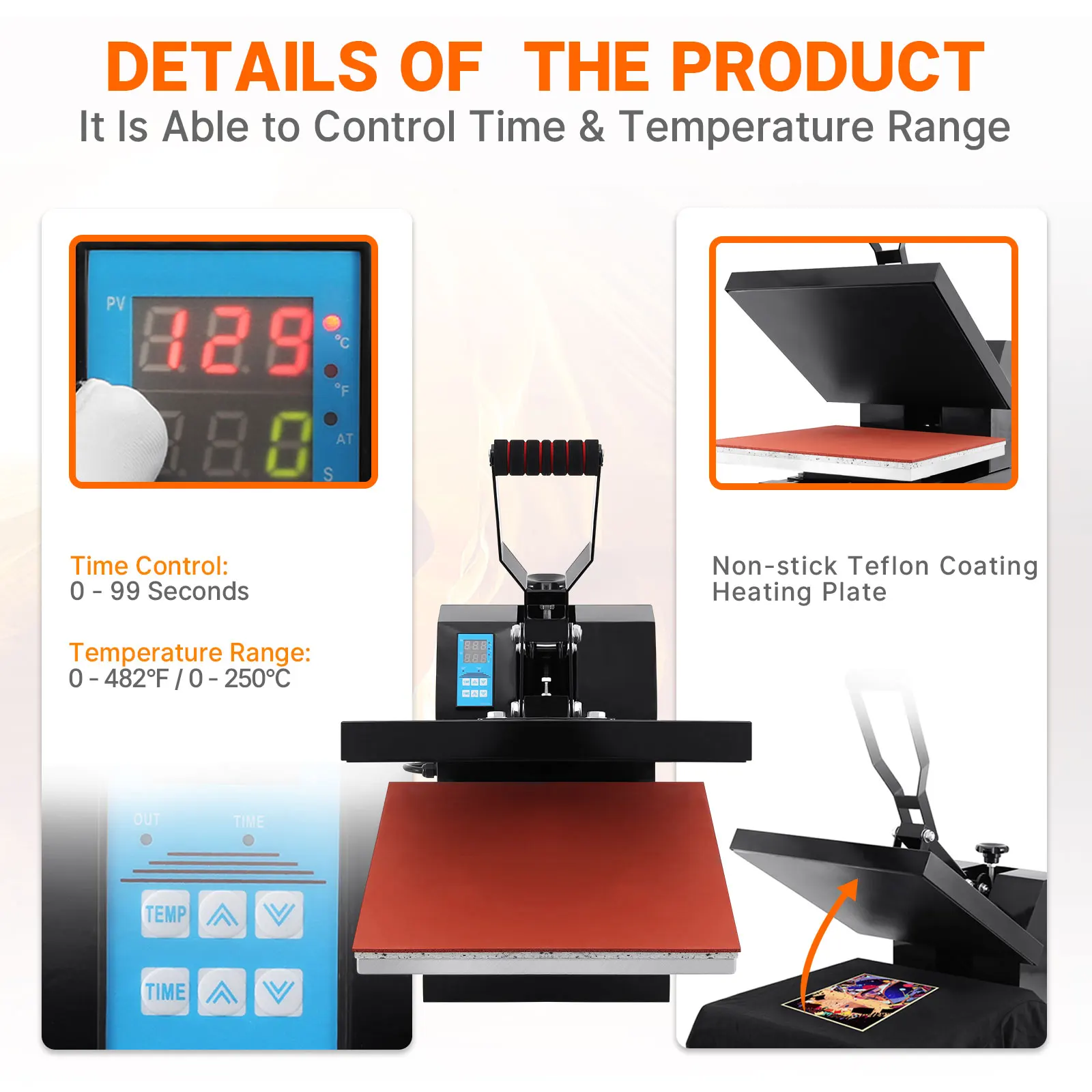 8 in 1 Combo Hitze presse Maschine Sublimation Druck Wärme Transfer  Maschine für Kappe Becher Platte T-shirts 12 _ - AliExpress Mobile