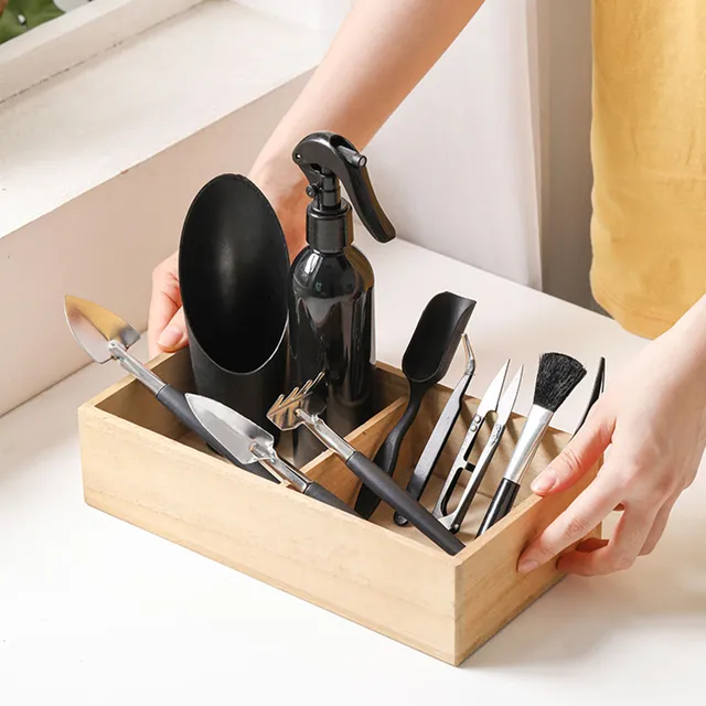 Zamatos Átültetés 5/8/13Pcs Kerti Ültetvénykészlet Mini Kézi Szerszámok Készlet Beltéri Bonsai Miniatűr Transzplantációs Palánták Szerszám - Image 2