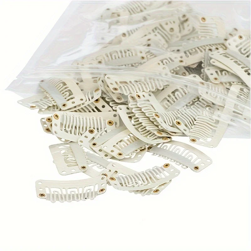 Fixed wig clipsHairpin U-cards are used to secure synthetic wigs and hair extensions Pack of 50