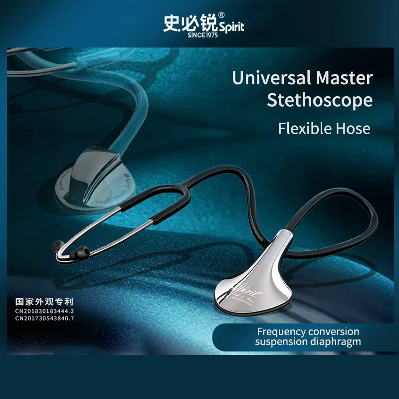 Spirit635ProfessionalMedicalStethoscopeSingleHeadHanging