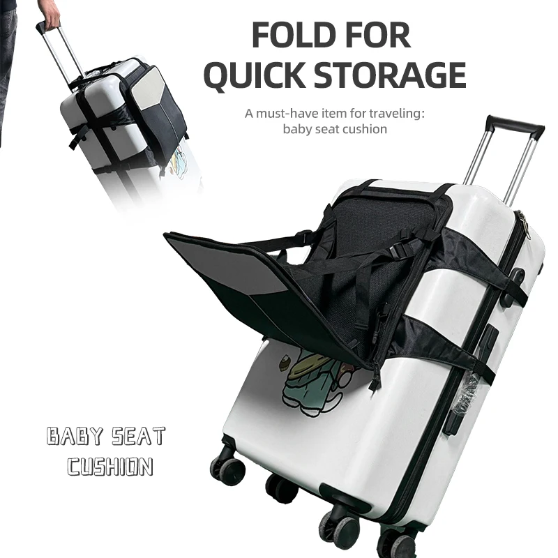 Trolley Case Portable Child Seat Special Trolley Case for Traveling with Children Three-point Safety Belt Seat
