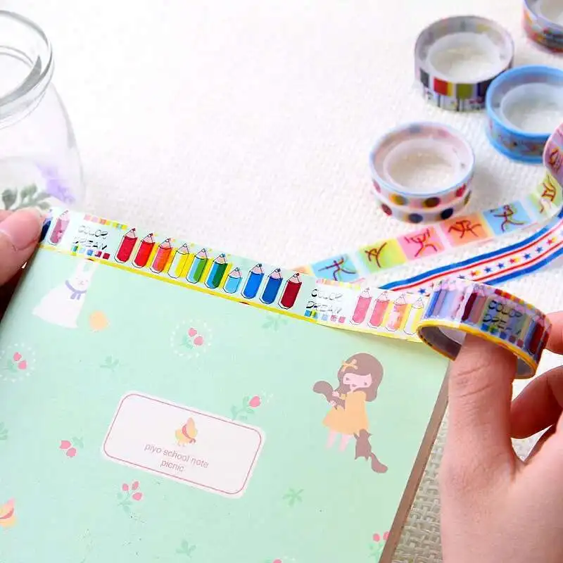 1 조각 lytwtw의 귀여운 크리 에이 티브 컬러 washi 테이프 마스킹 테이프 장식 테이프 스티커 scrapbooking diy 사진 앨범