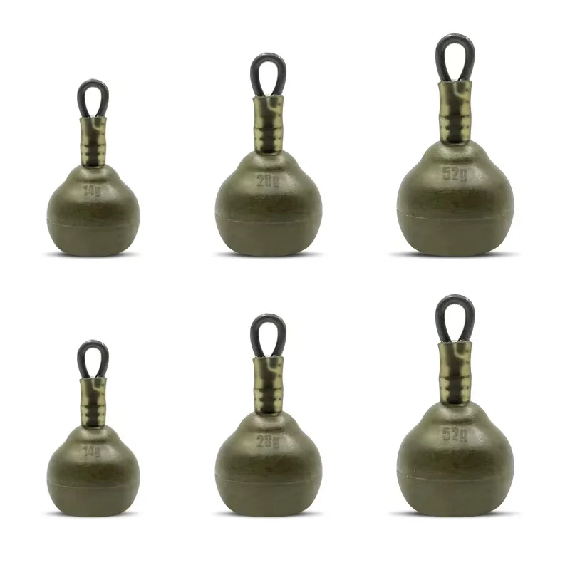 3 plombs pêche pour carpe - Accessoires de pêche poids adaptés pêche à la carpe