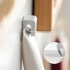 1-100pcs Punch-free Toothbrush Holder Wall-mounted Toothpaste Holder Storage Rack Holders Organizer Bathroom Accessories 3