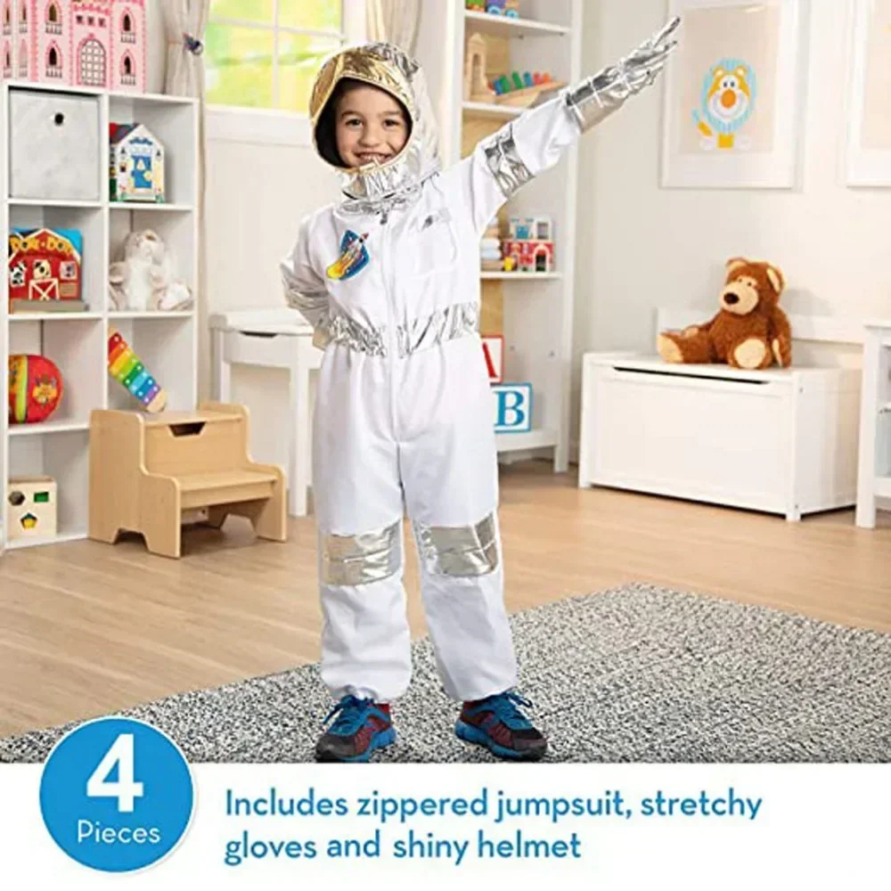 Astronaut Costume Toddler Space Suit Jumpsuit For Boys Girls