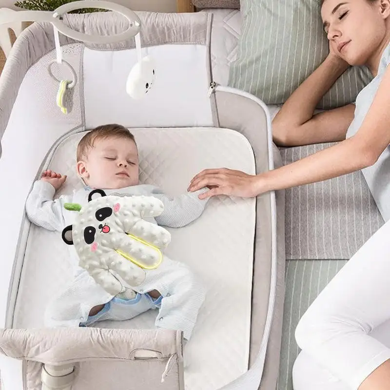 Soothing Baby Sleep Aid Pillow Babies Soothing Palms Baby Sleep Aid Infant Calming Sleeper Remote Control Hand Palms for Toddler 4