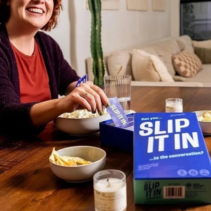 Slip It in card Game, Easy to Learn and Play Game,Party Game for Adults Ages 17 and Up,Adult Game for All Occasions 3