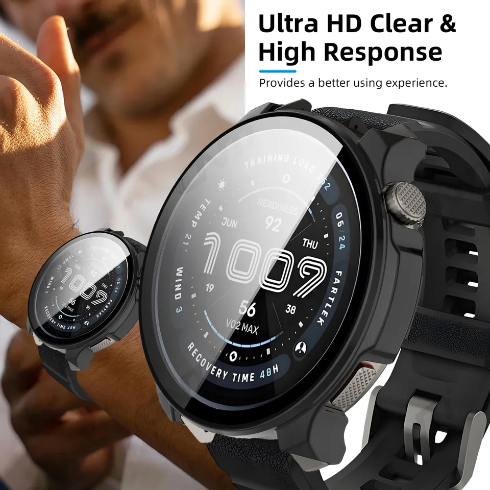 Étui Pour Montre Intelligente Amazfit Balance 2 - Shell & Film Protection Intégrée, Durable Et élégante, Accessoires Pour Montre Intelligente