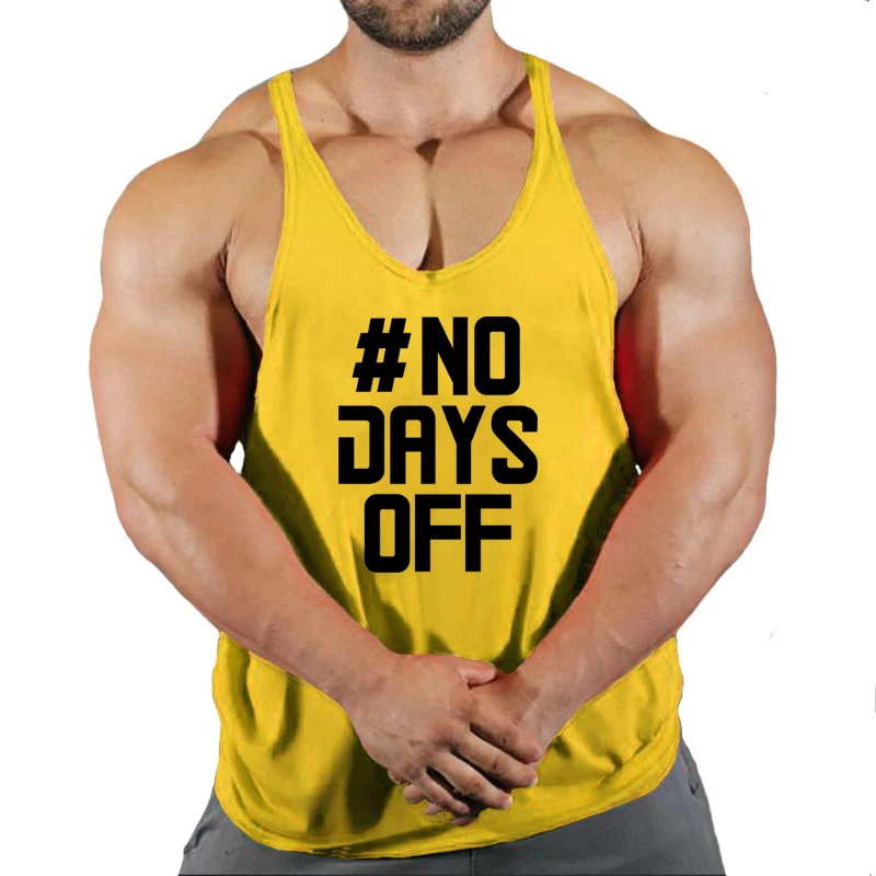 

New Hot Sale Mens Printed Tank Top Breathable Cool Vest Running Shirt Cotton Tees Bodybuilding Singlet Fitness Sleeveless Gym