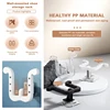 2Pcs Slipper Hooks Bathroom Wall Mounted Punch-Free Slipper Racks Self-Adhesive Storage Rack for Slipper Shoes Hanger Holder 3