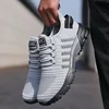 Stuccco Men’s Lightweight Mesh Sneakers – Breathable Slip-On Casual Running Shoes 5